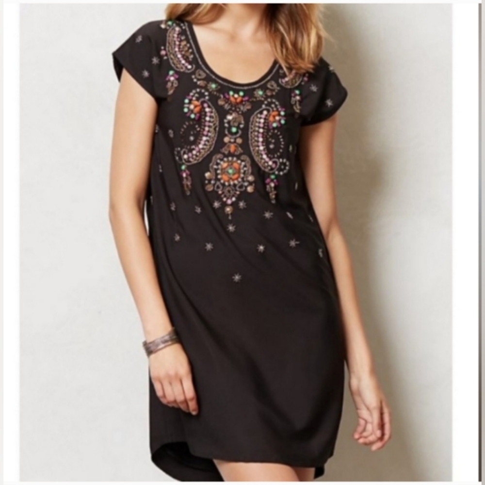 Anthropologie Yumi Chiaroscuro Dress